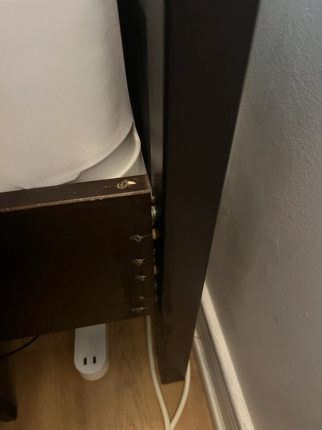 IKEA Hemnes Bed Frame Dark Brown queen size - photo 2