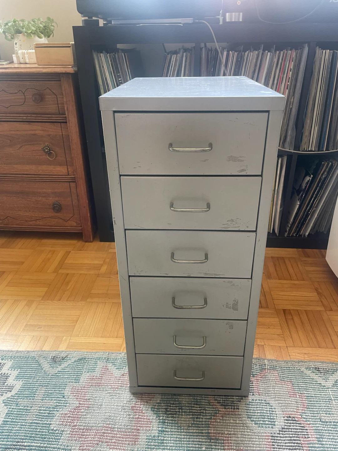 Metal 5-Drawer Filing Cabinet
