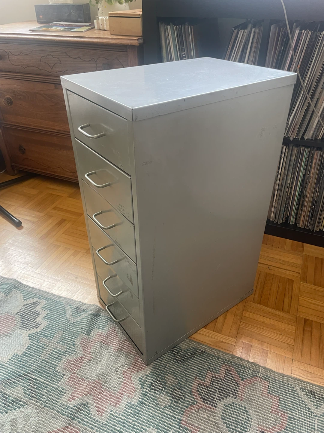 Metal 5-Drawer Filing Cabinet - photo 2