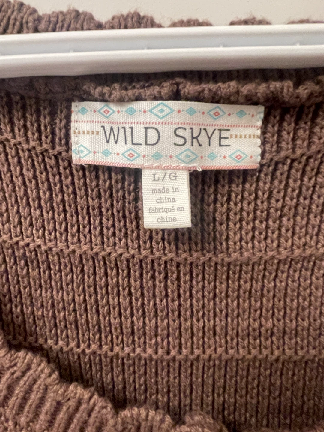 Wild Skye Brown Knit Button-Up Vest Top - photo 3