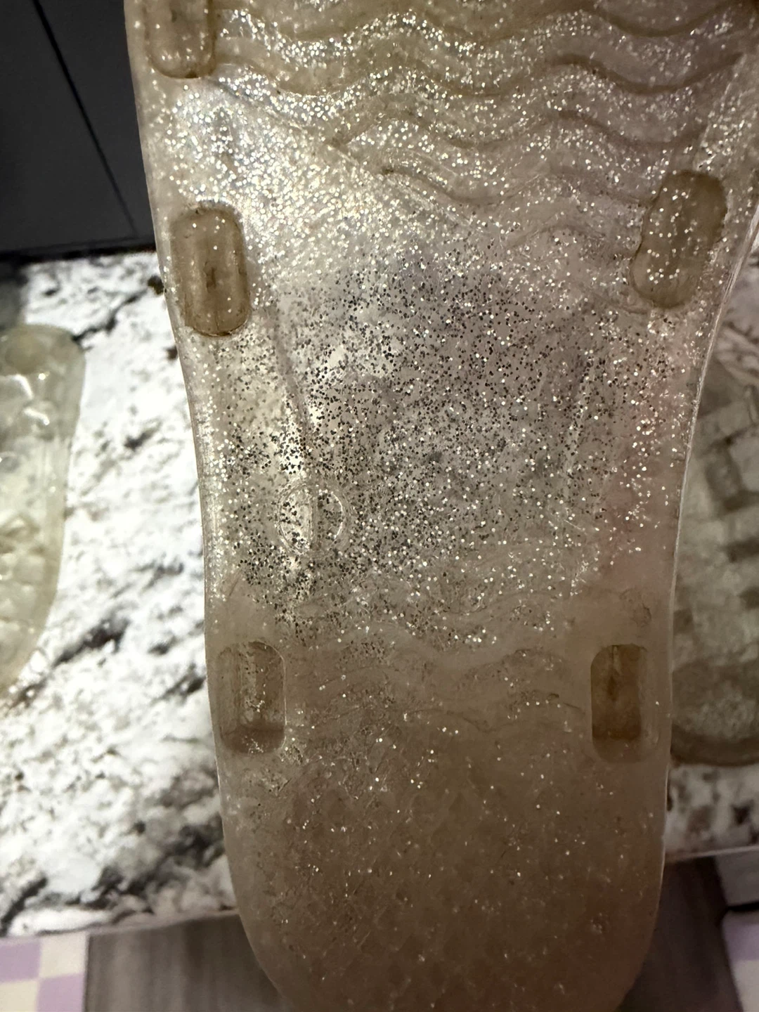 Glitter Jelly Sandals - Size 1 - photo 3