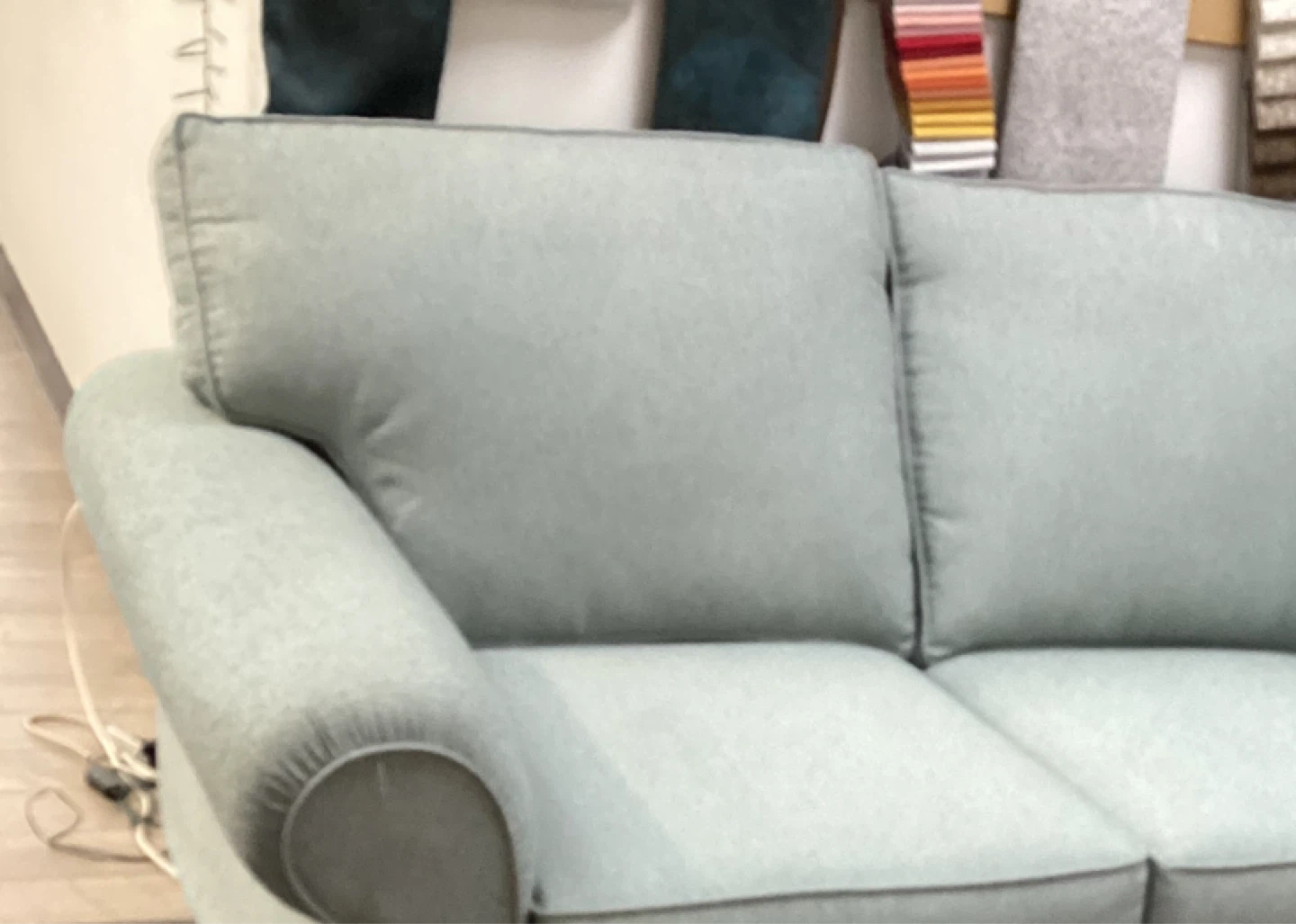 Pale Blue Sofa