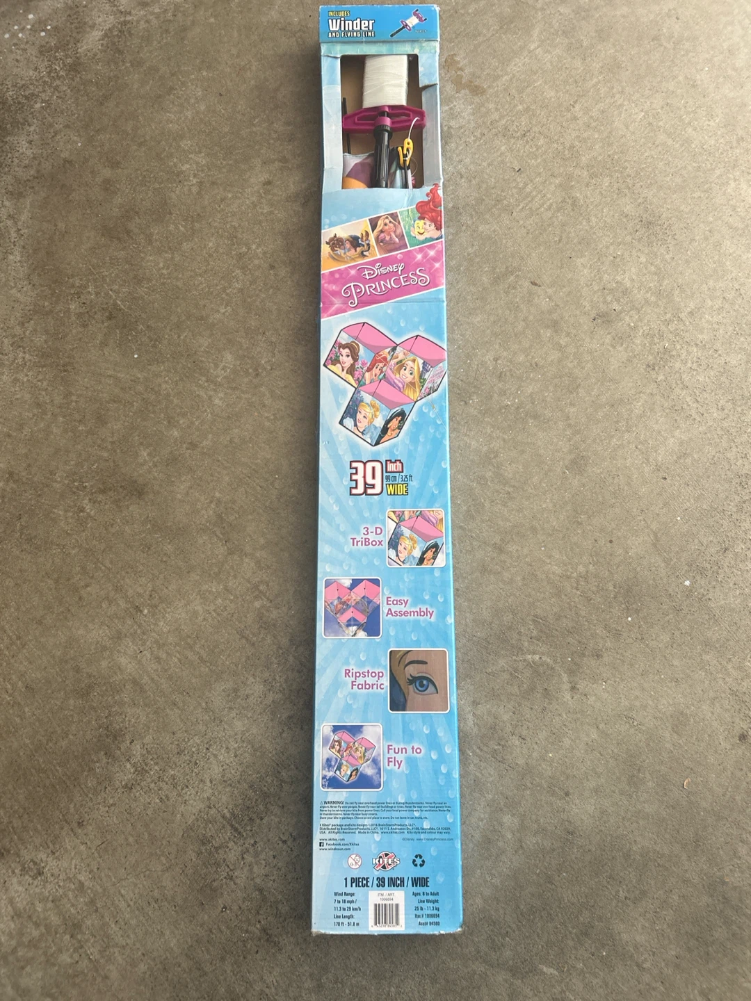 X Kites Disney Princess 3D TriBox Kite