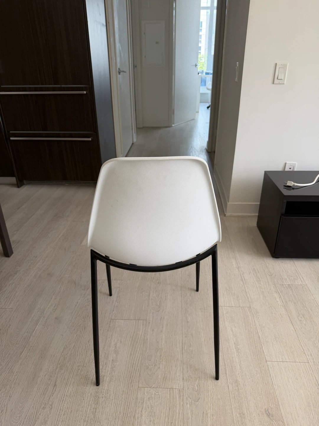White Dining Chair (4 Available) - photo 2