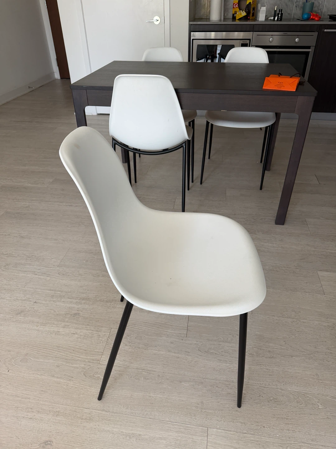 White Dining Chair (4 Available) - photo 3