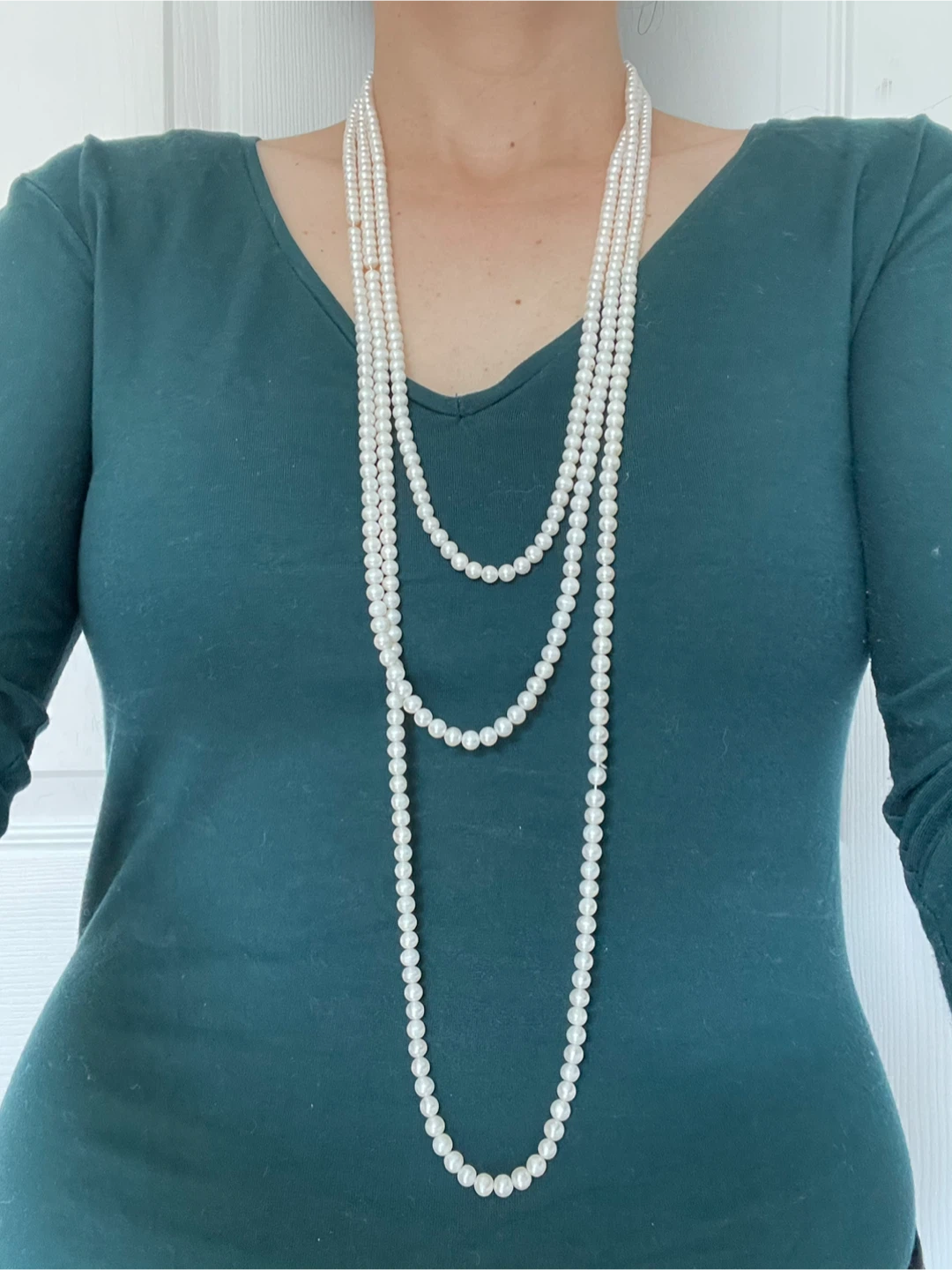 5.0mm Freshwater Pearl Endless Strand Necklace 100 inch