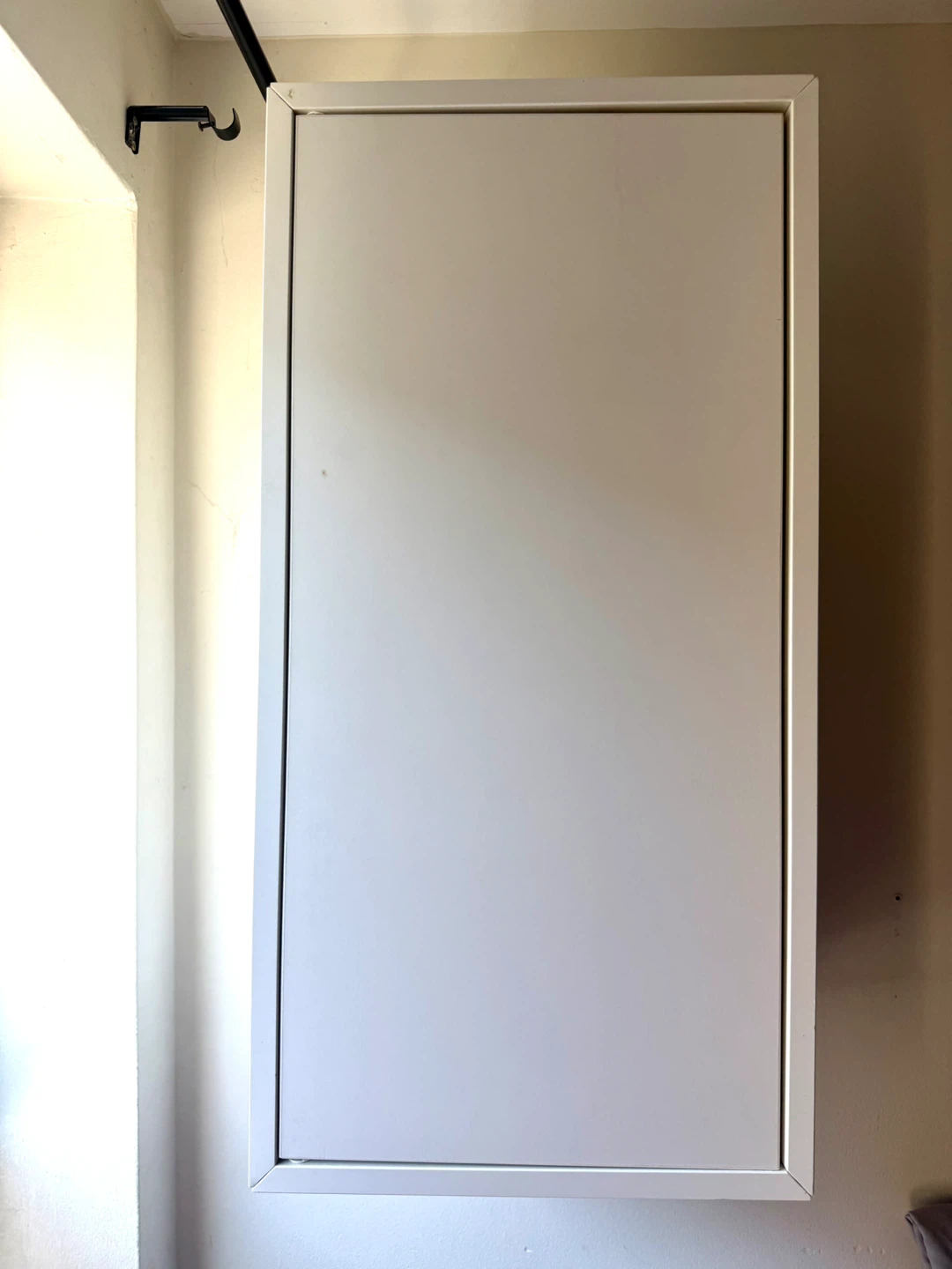 White Wall Cabinet Storage