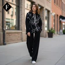 Black  velvet tracksuit - photo 2