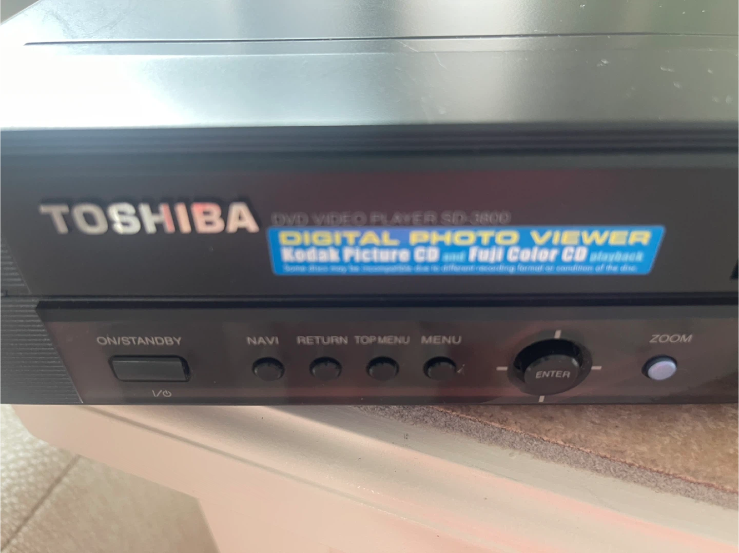 Toshiba SD-3800KC DVD Video Player - photo 2