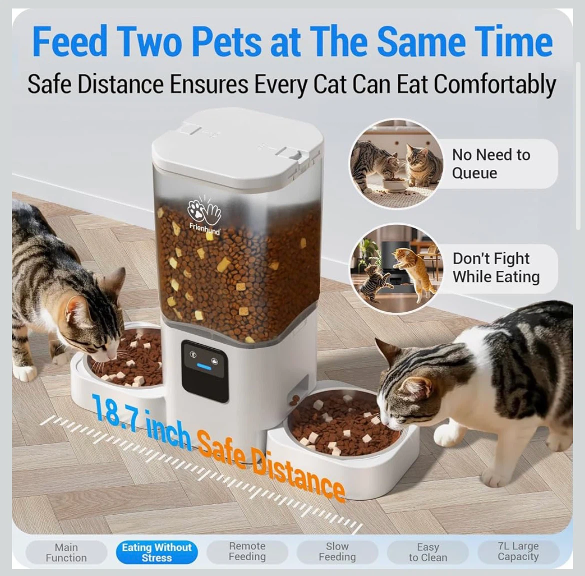 Friendhund 7L Automatic Pet Feeder - photo 3