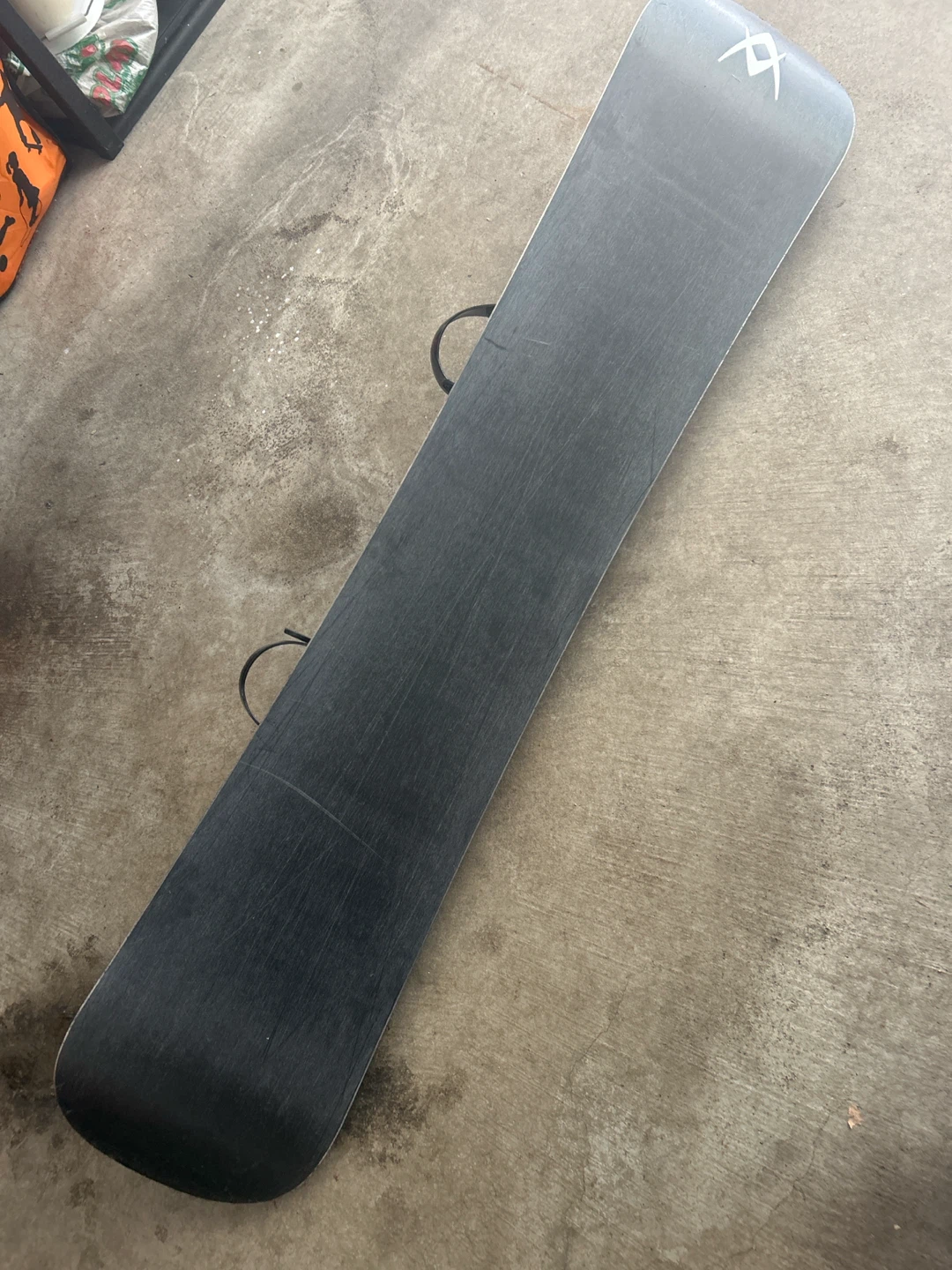 Volkl Blue Snowboard with Bindings - photo 2