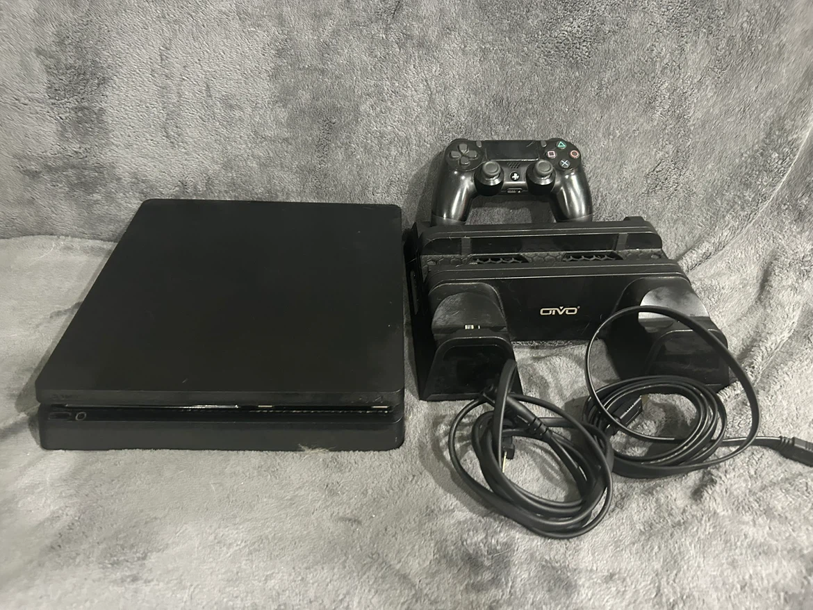 PlayStation 4 Slim Console with Controller and Accessories