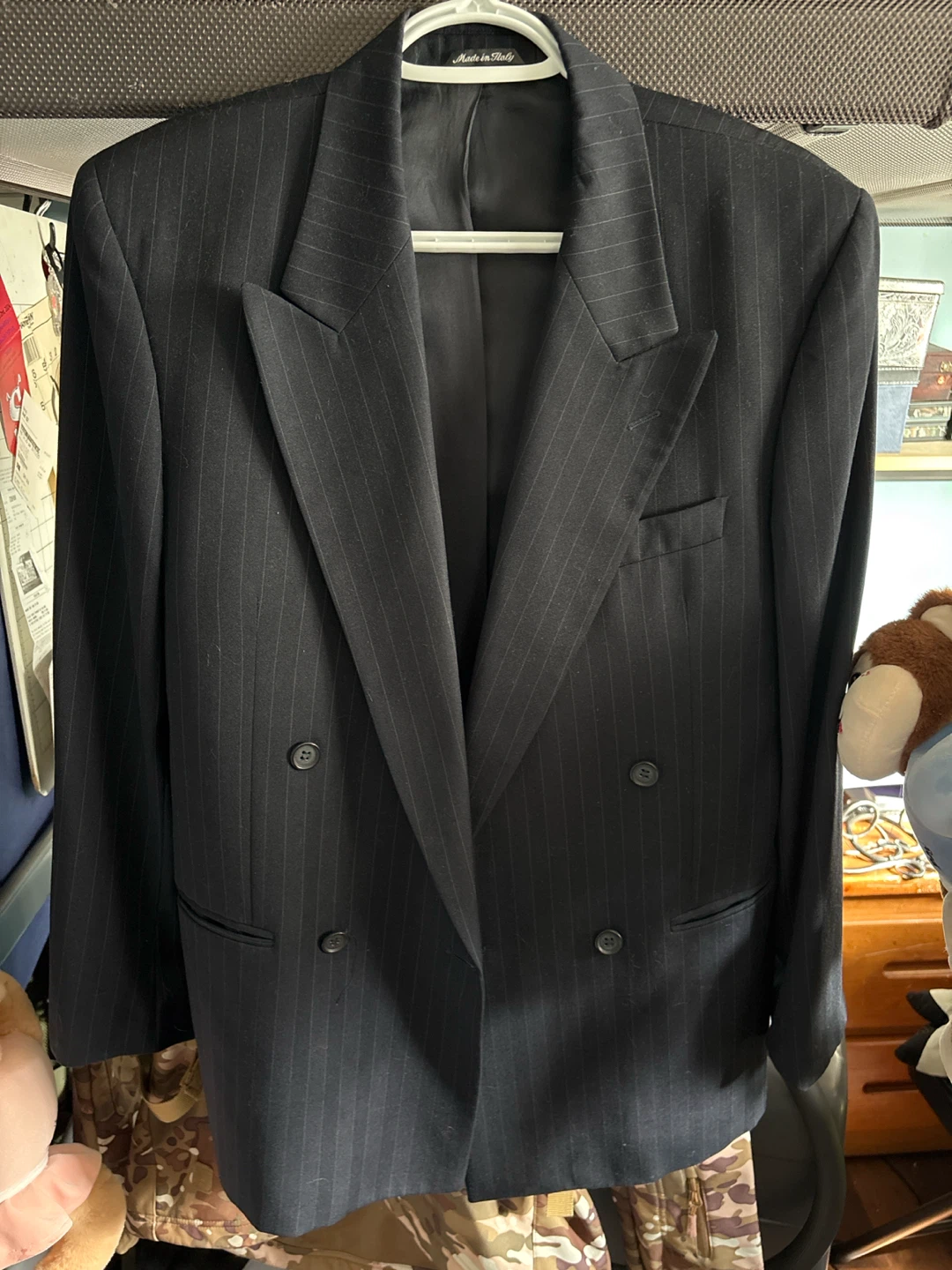 Il Barone pinstripe double breasted blazer