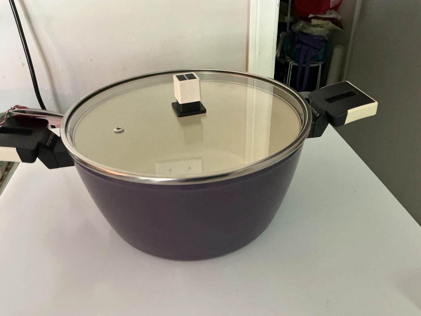 Moneta Ceramic Pot with Lid