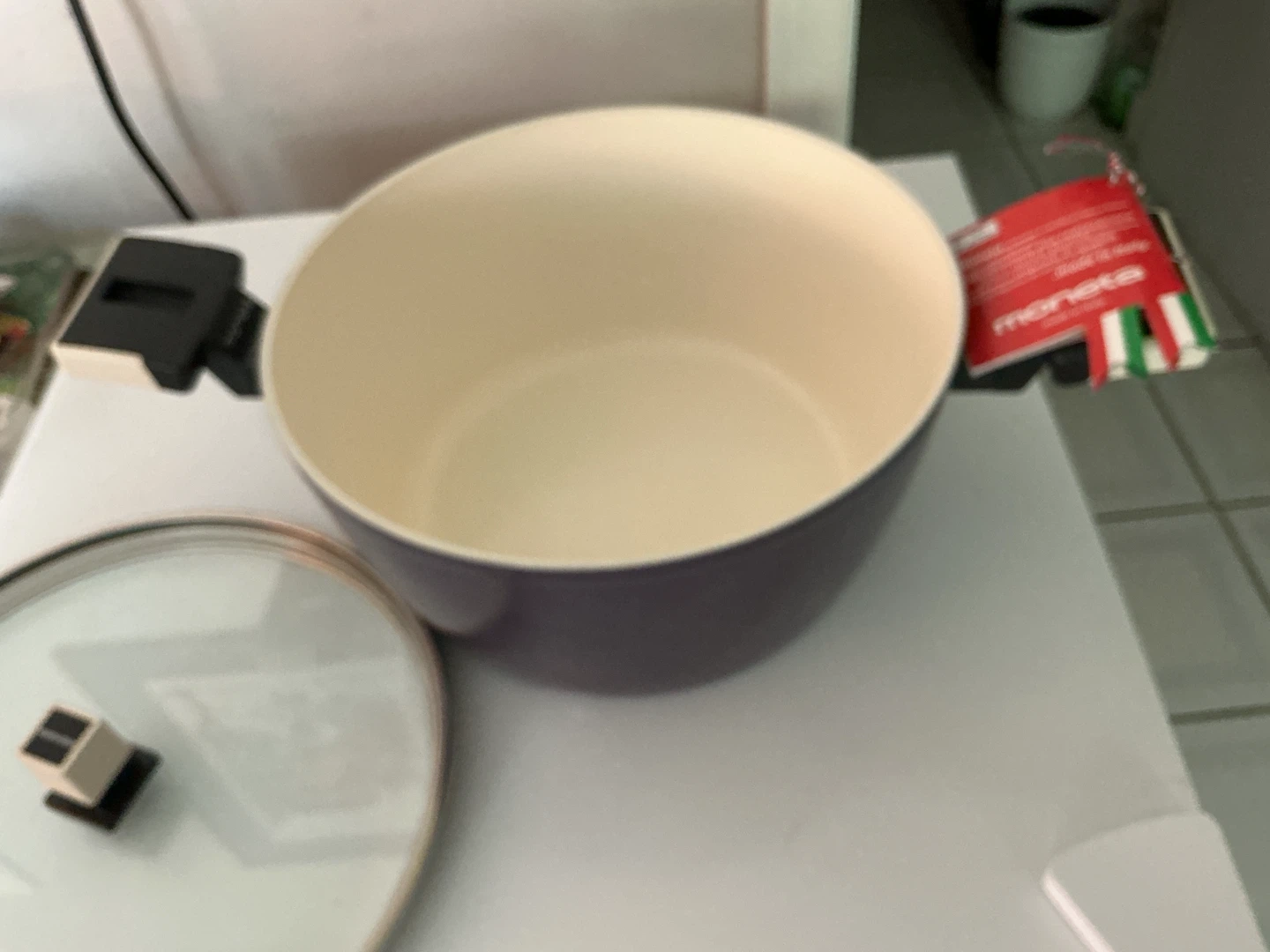 Moneta Ceramic Pot with Lid - photo 3