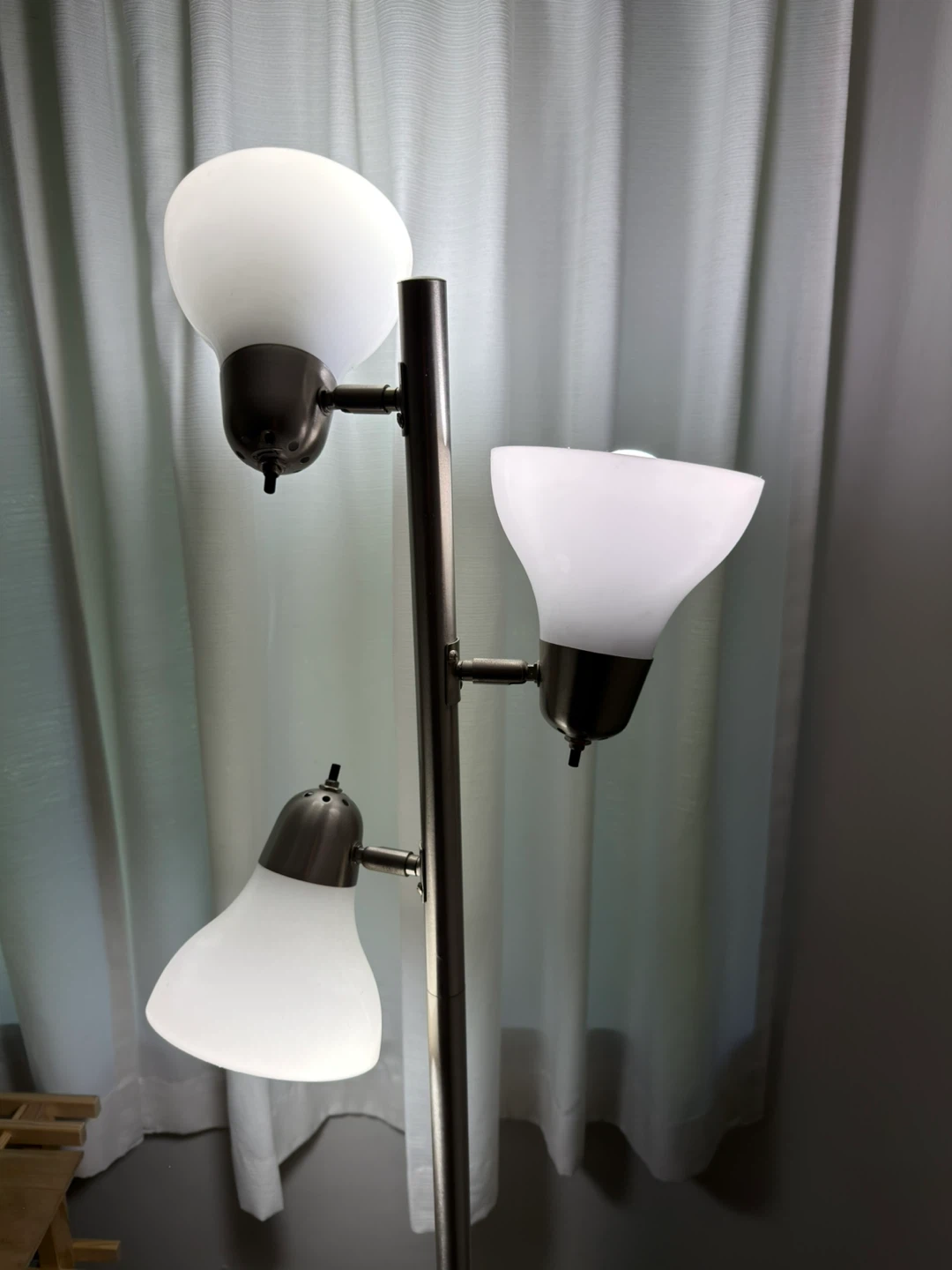 Floor Lamp with 3 Adjustable Lights - photo 2
