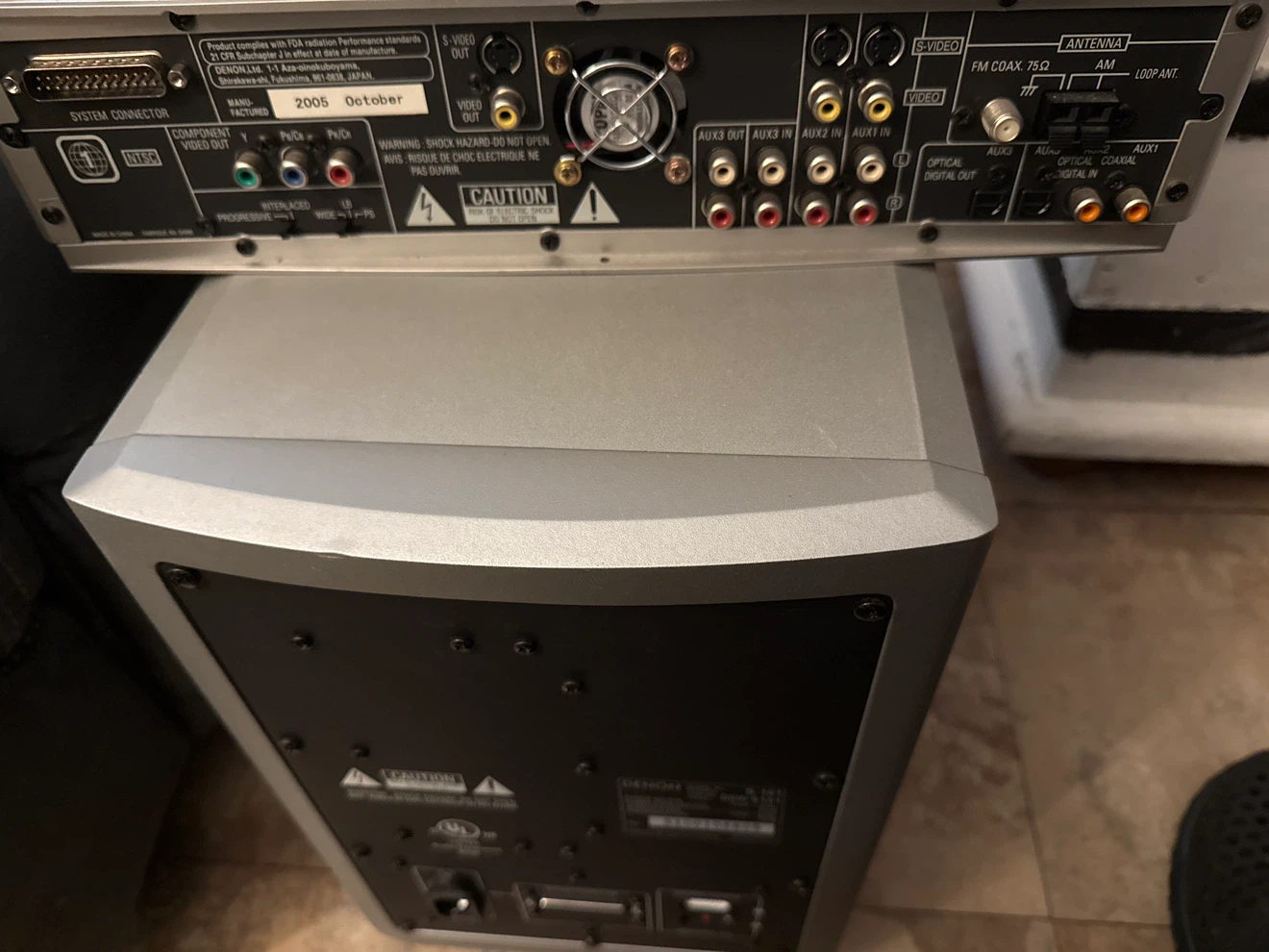 Denon Stereo System with Speakers and Subwoofer - photo 5