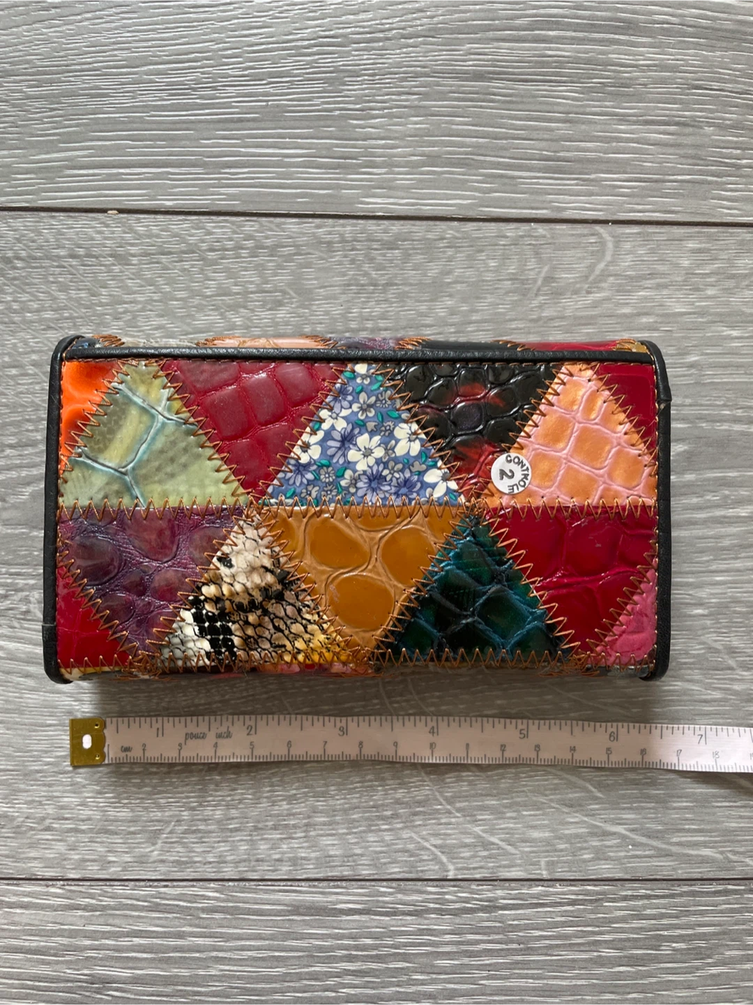 TEMANLI Patchwork Leather Wallet - photo 5