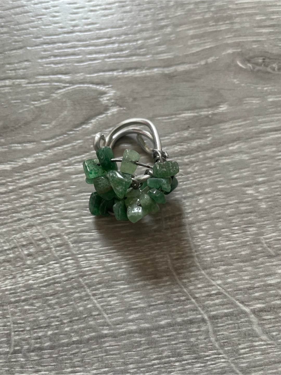 Adjustable Jade Ring - photo 3