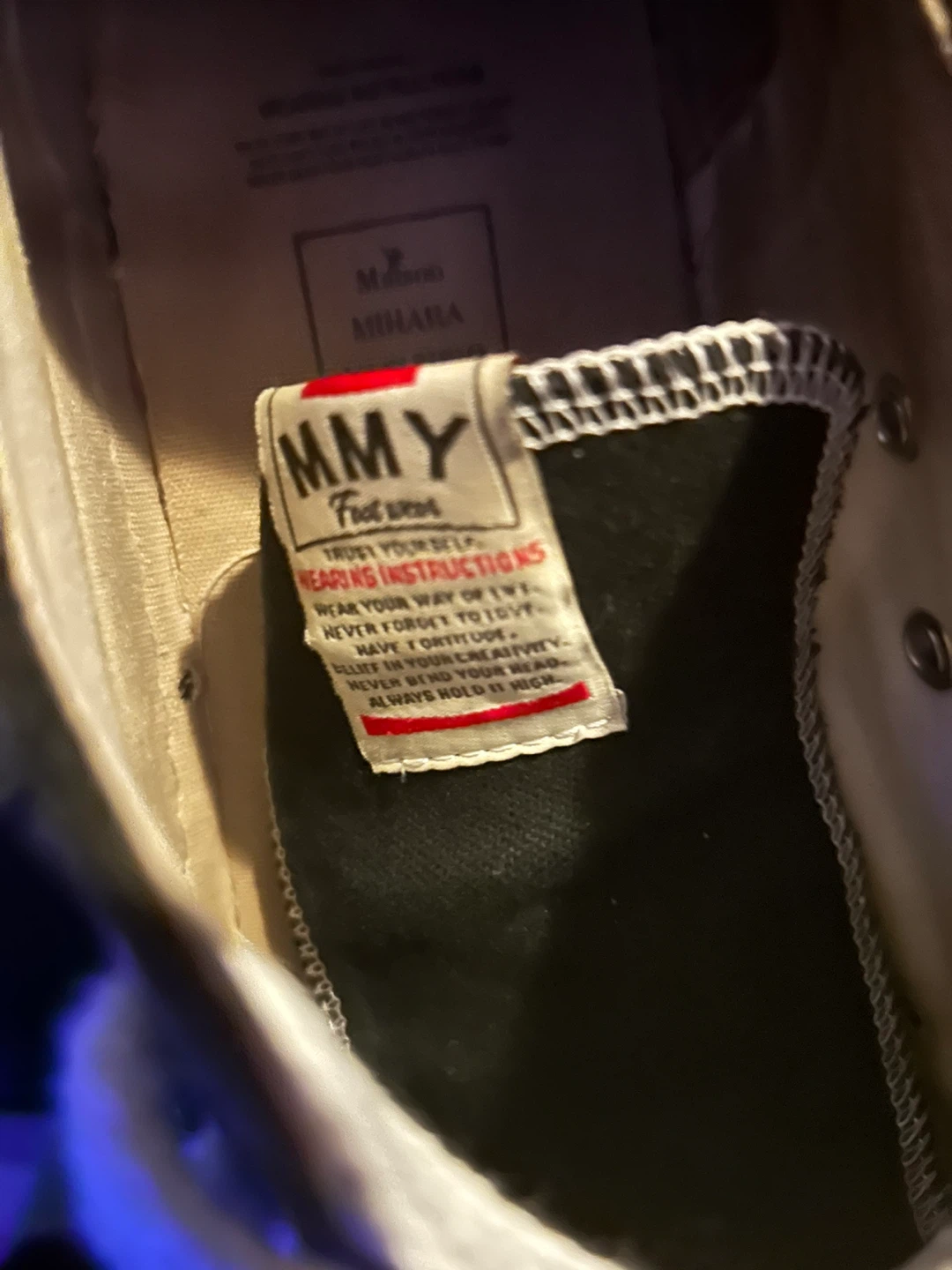 Maison Mihara Yasuhiro Black Canvas Sneakers - photo 4