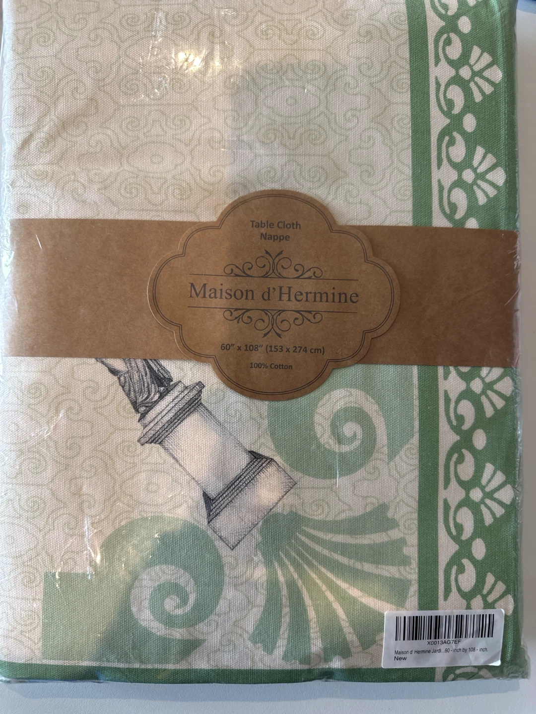 Maison d'Hermine Table Cloth 60" x 108"