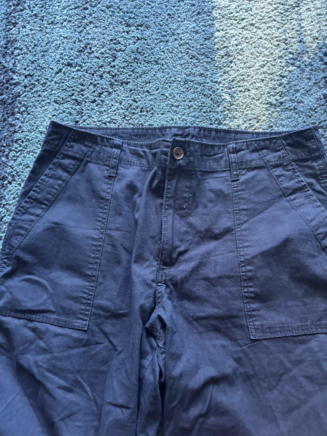 Navy Cargo Pants - photo 2