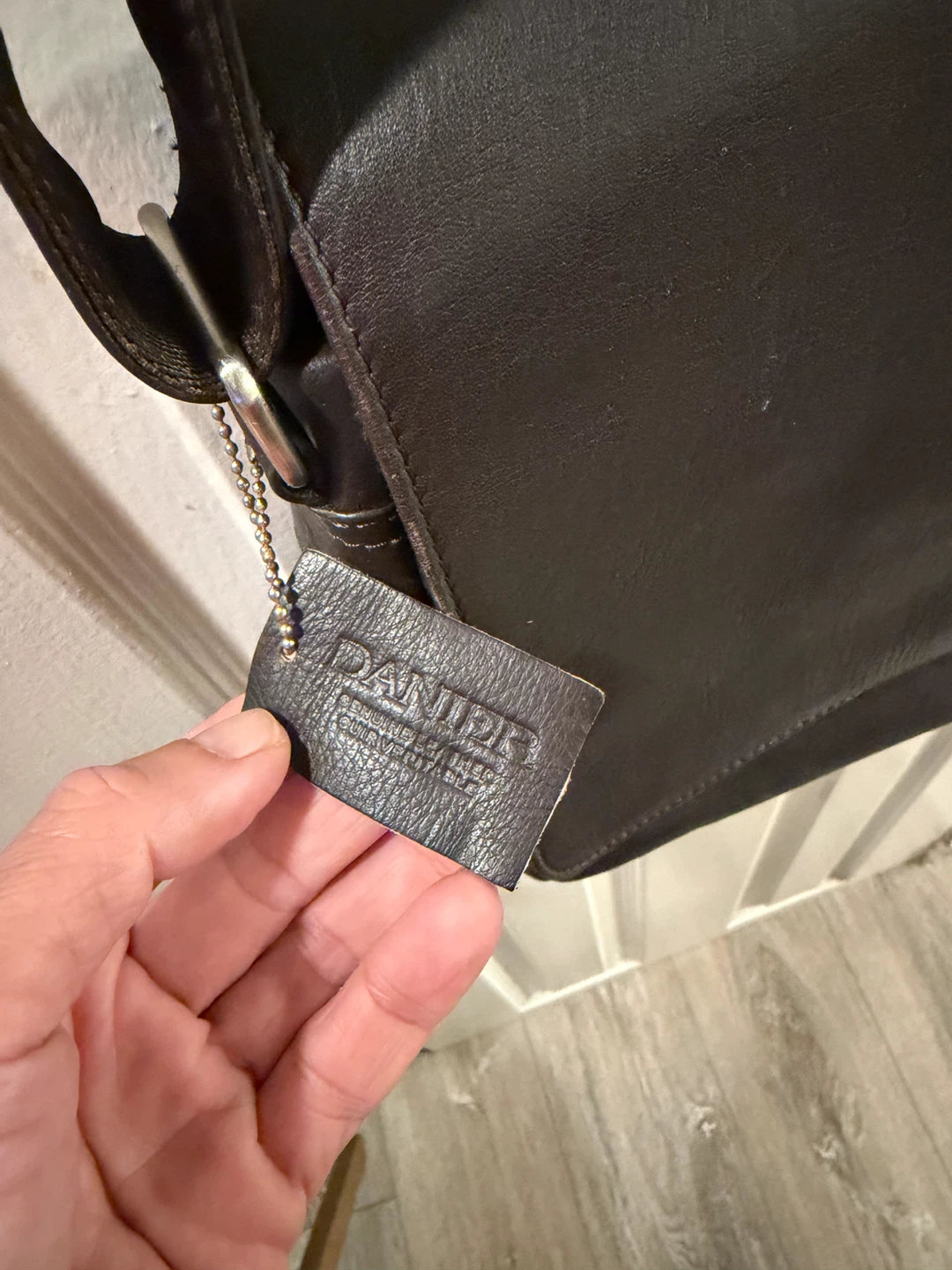 Brown Leather Messenger Bag - photo 3