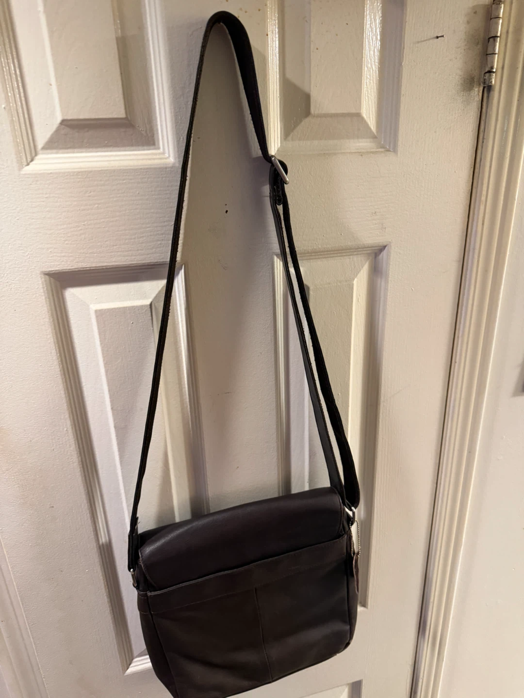 Brown Leather Messenger Bag - photo 4