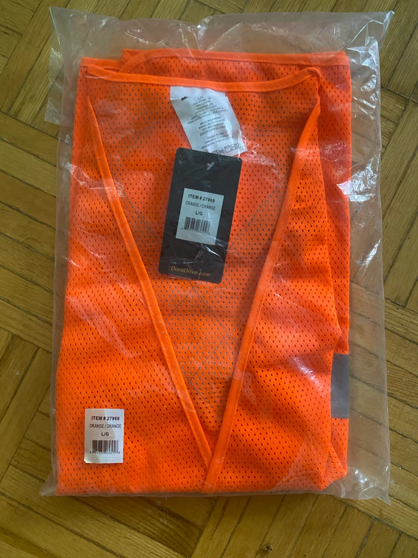 DuraDrive Orange Safety Vest