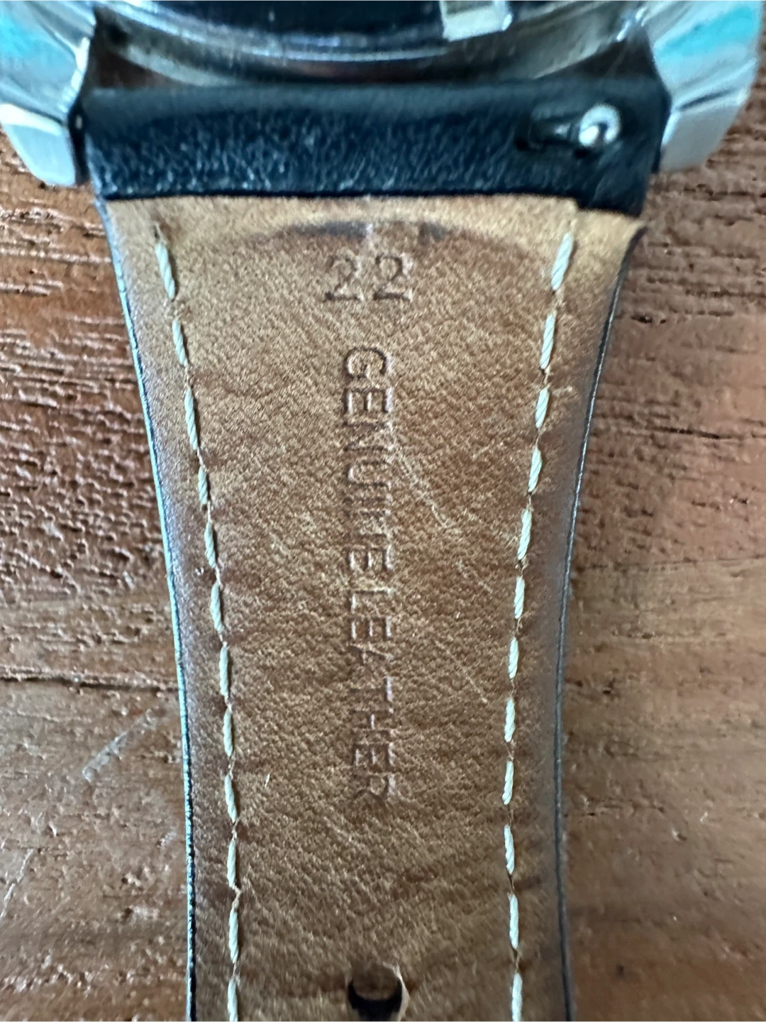 Fossil 100 Meters Chronograph Watch with Leather Strap - photo 4