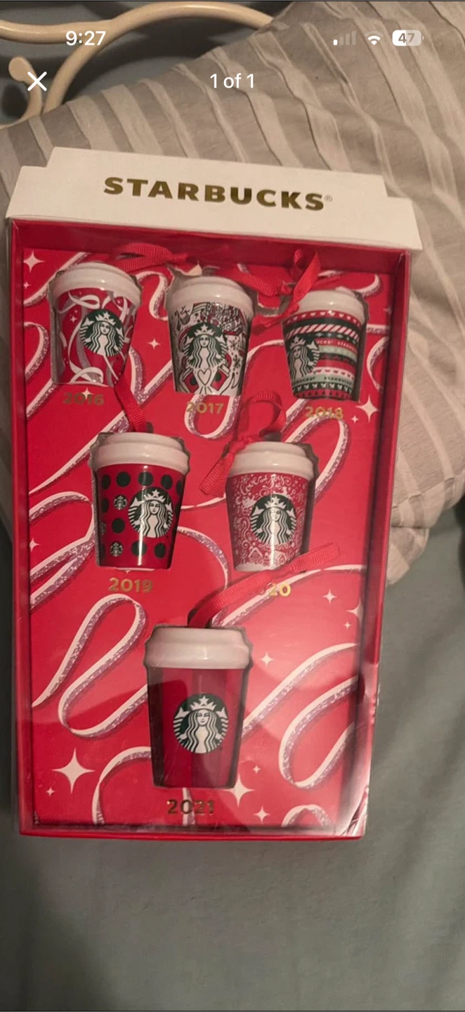 Starbucks ornament box set