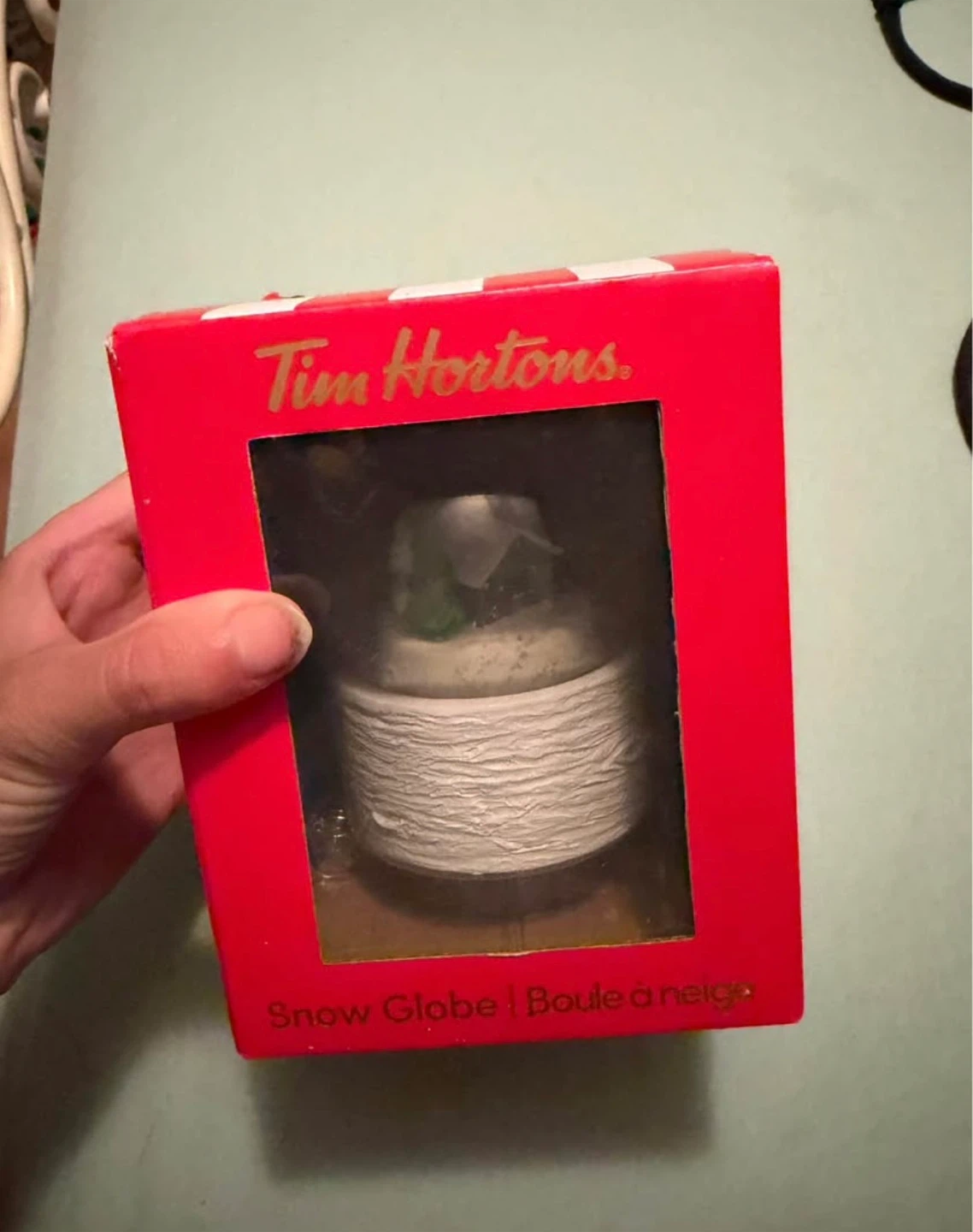 Tim Hortons snow globe 2022