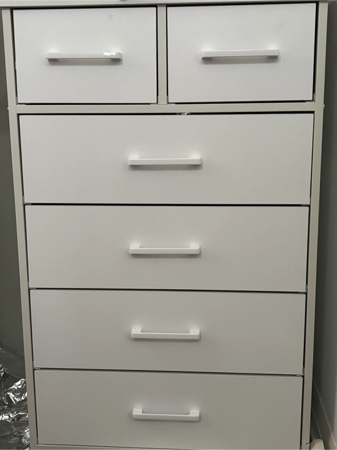 White 6-Drawer Dresser - photo 4