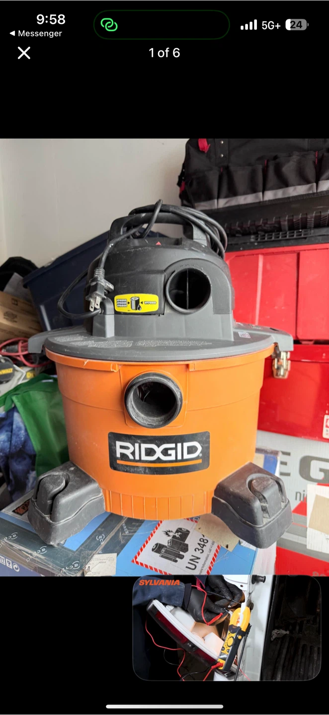 RIDGID 22.5L Wet/Dry Vacuum - photo 2
