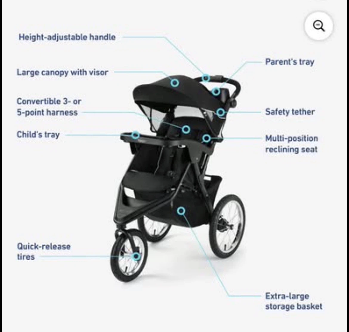 Babylgraco trax 2.0 jogger stroller - photo 4