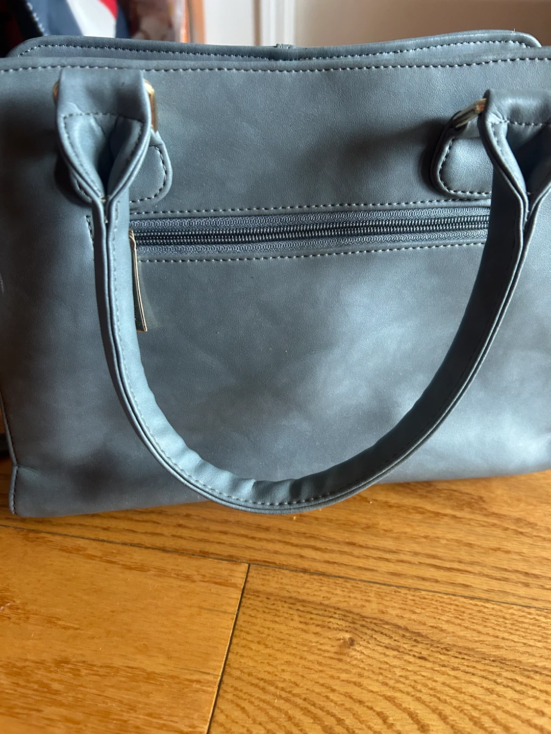 Grey Satchel Handbag