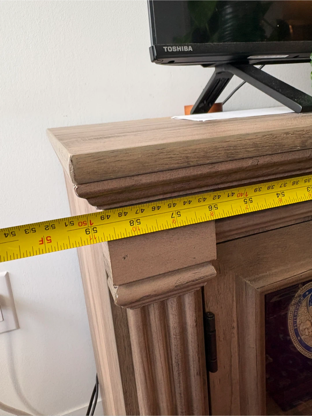 Wooden TV Stand Console vintage old style - photo 5