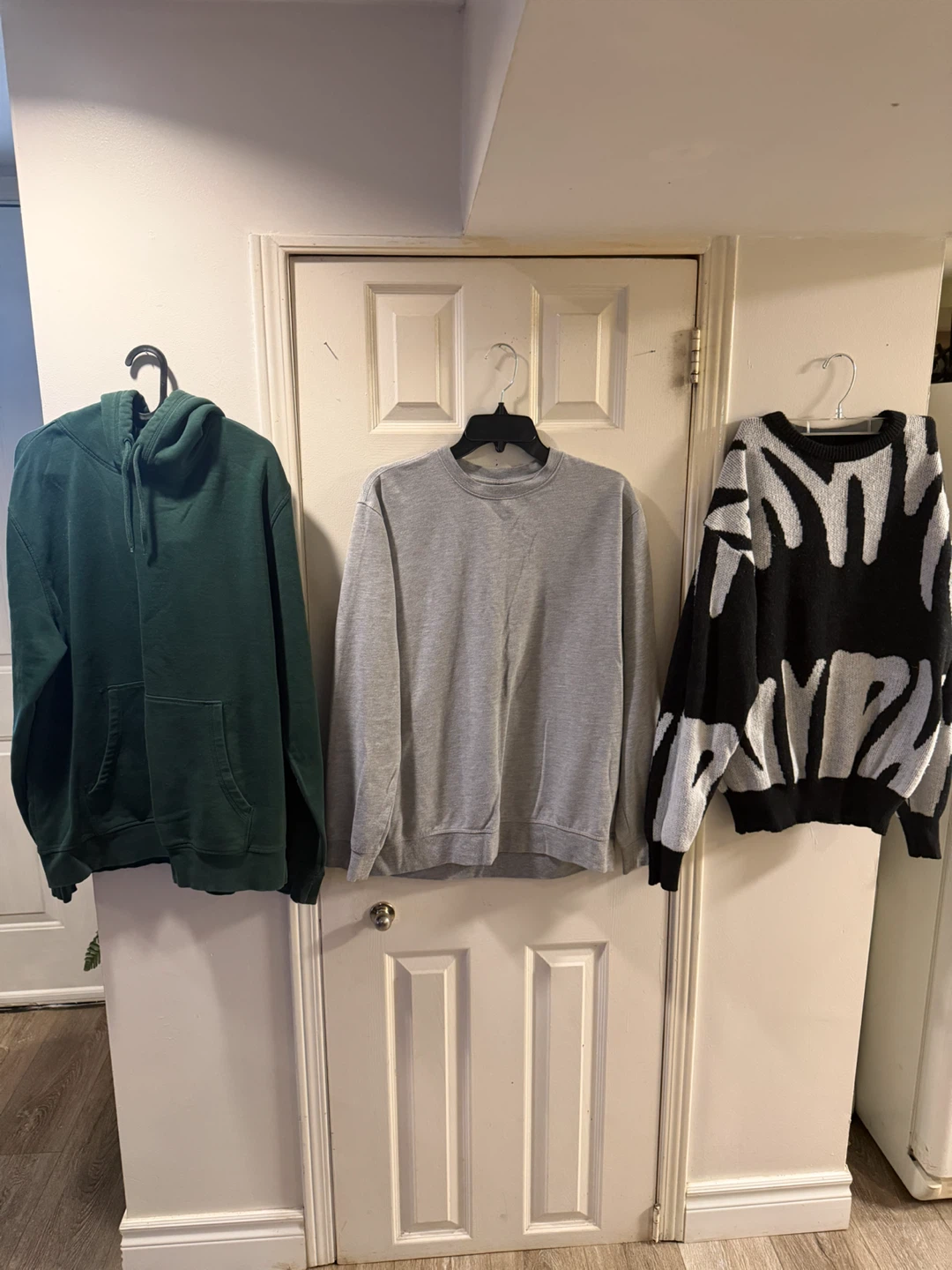 Black and White Graphic Knit Sweater