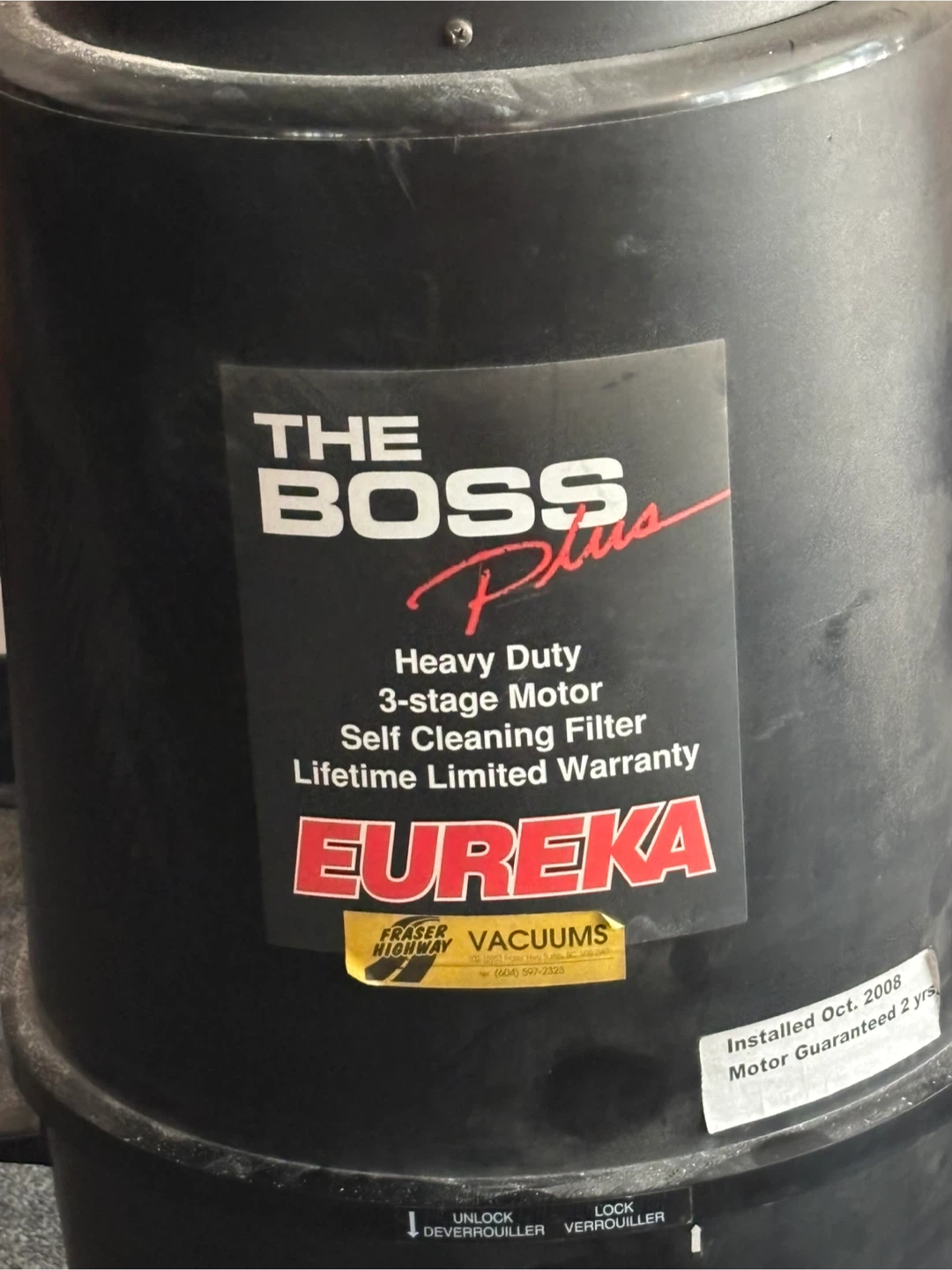 Eureka The Boss Plus Central Vacuum Unit - photo 2