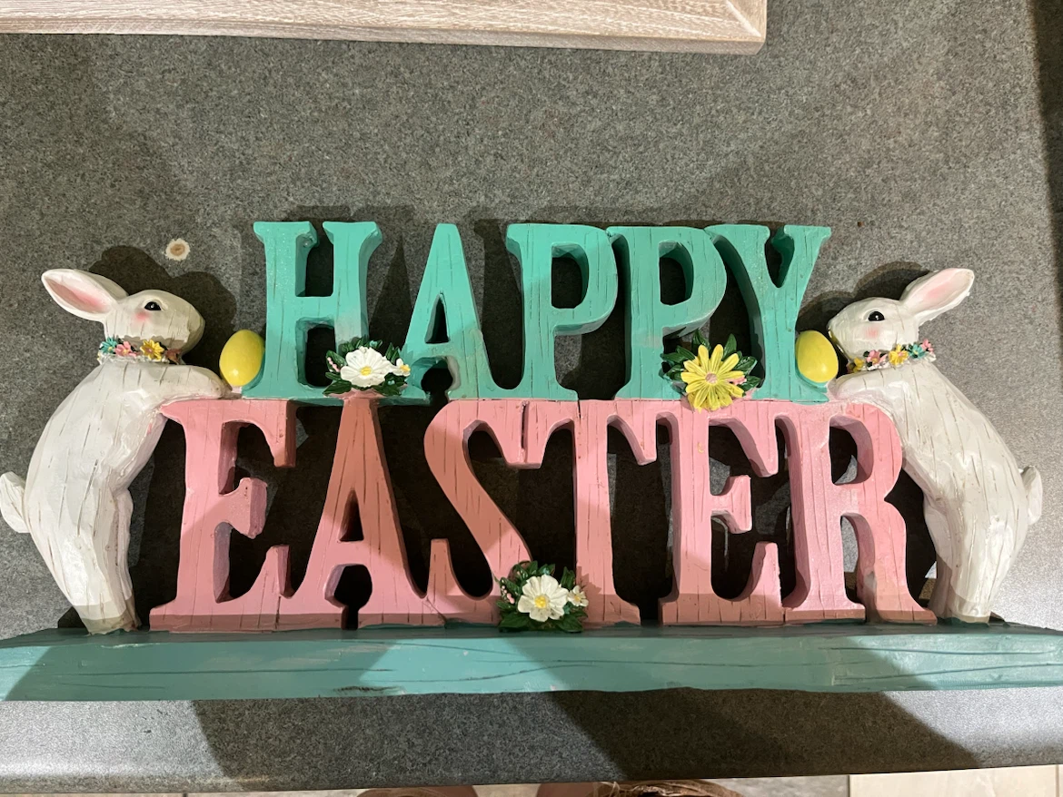 Happy Easter Decorative Sign