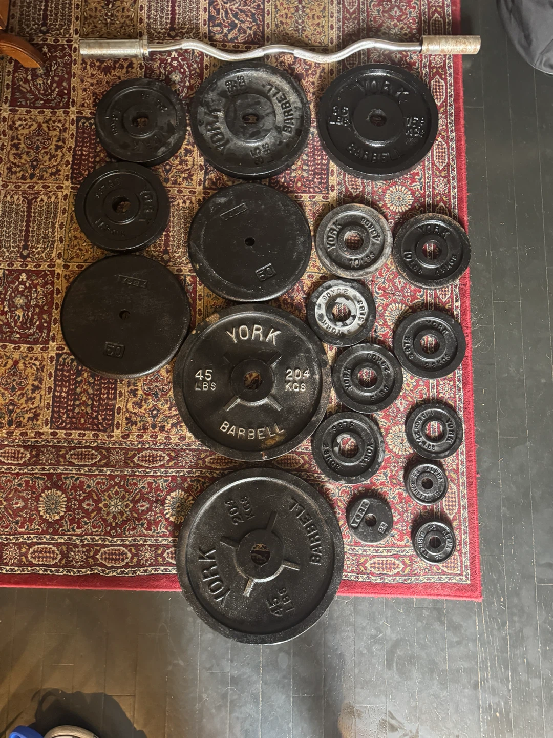 York plates | 360lbs