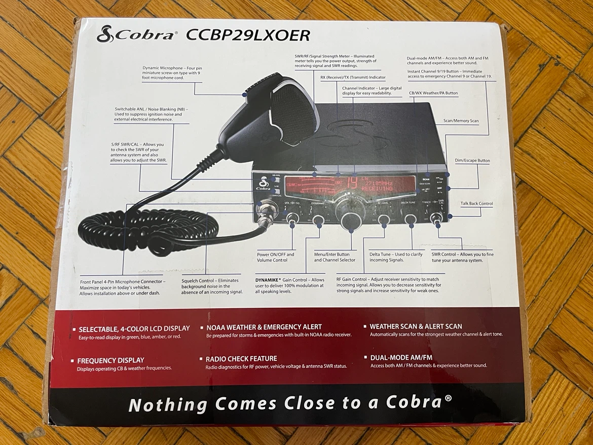 Cobra CCBP29LXOE CB Radio