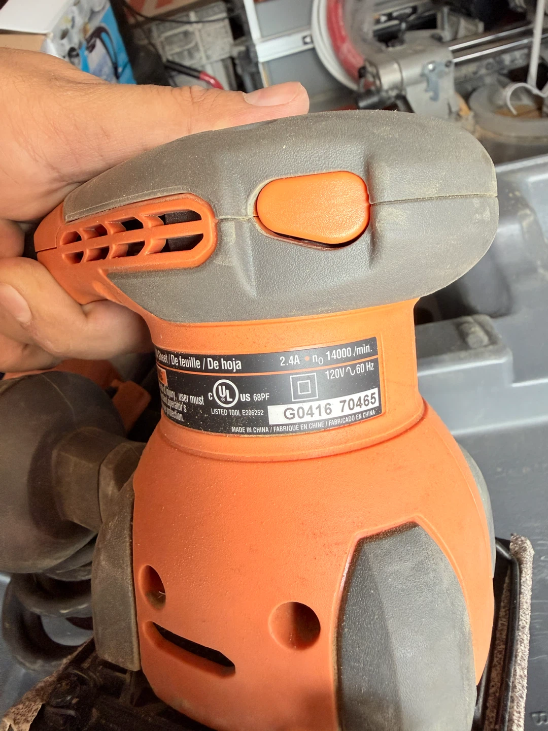 RIDGID R2500 1/4 Sheet Sander - photo 4