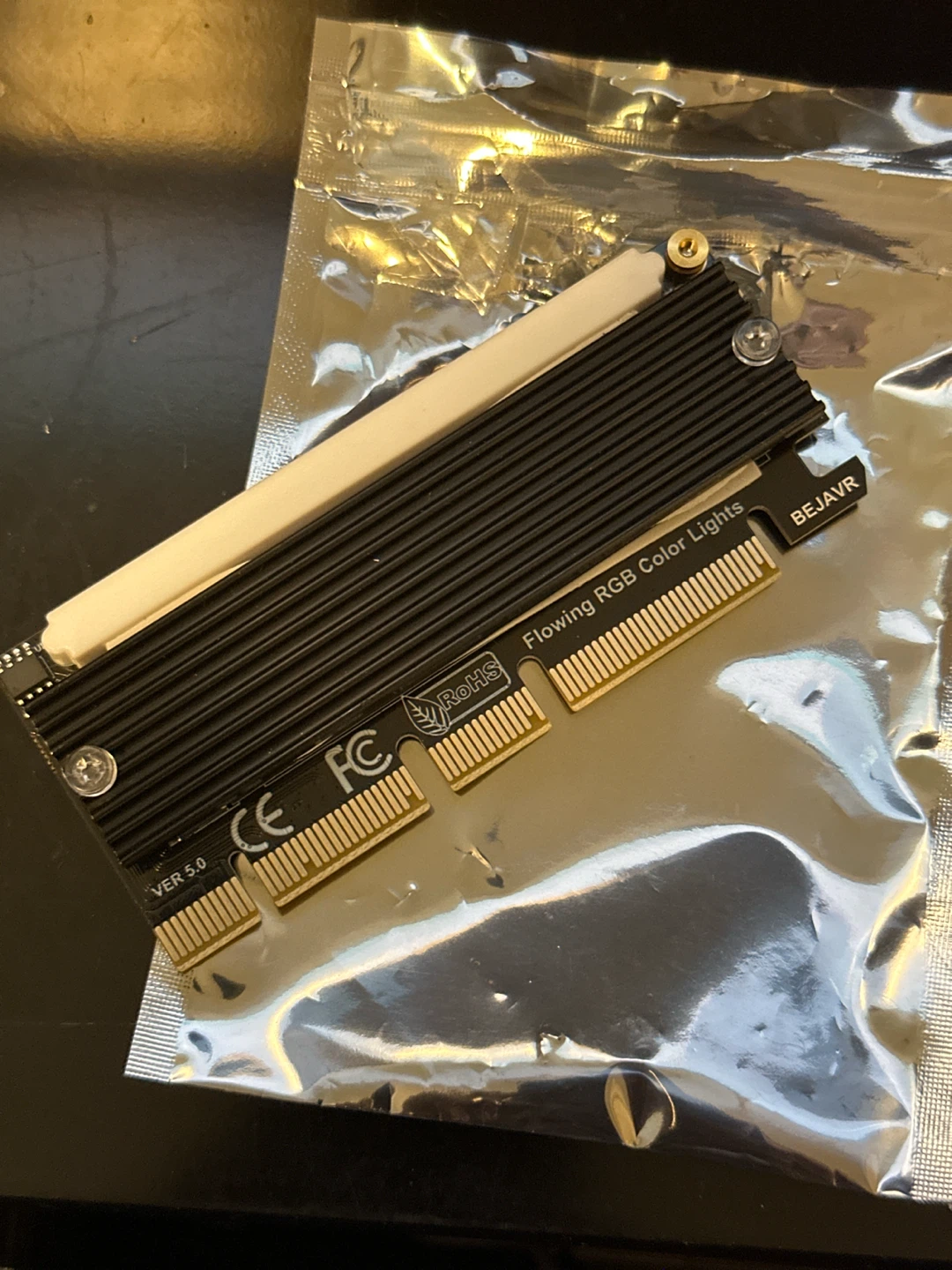 480 nvme stick with heating and pcie adaptor - photo 2