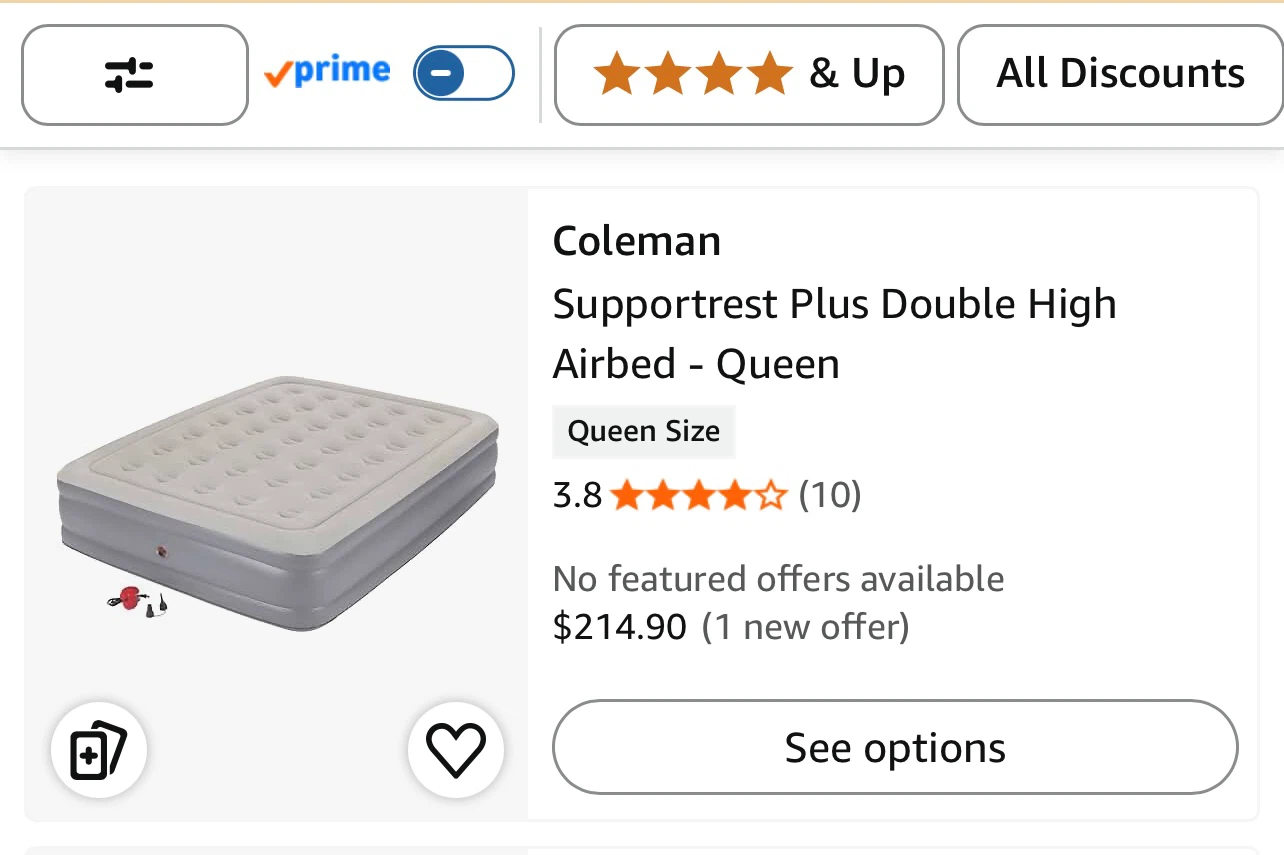 Coleman Queen Air Mattress with Pump - photo 5