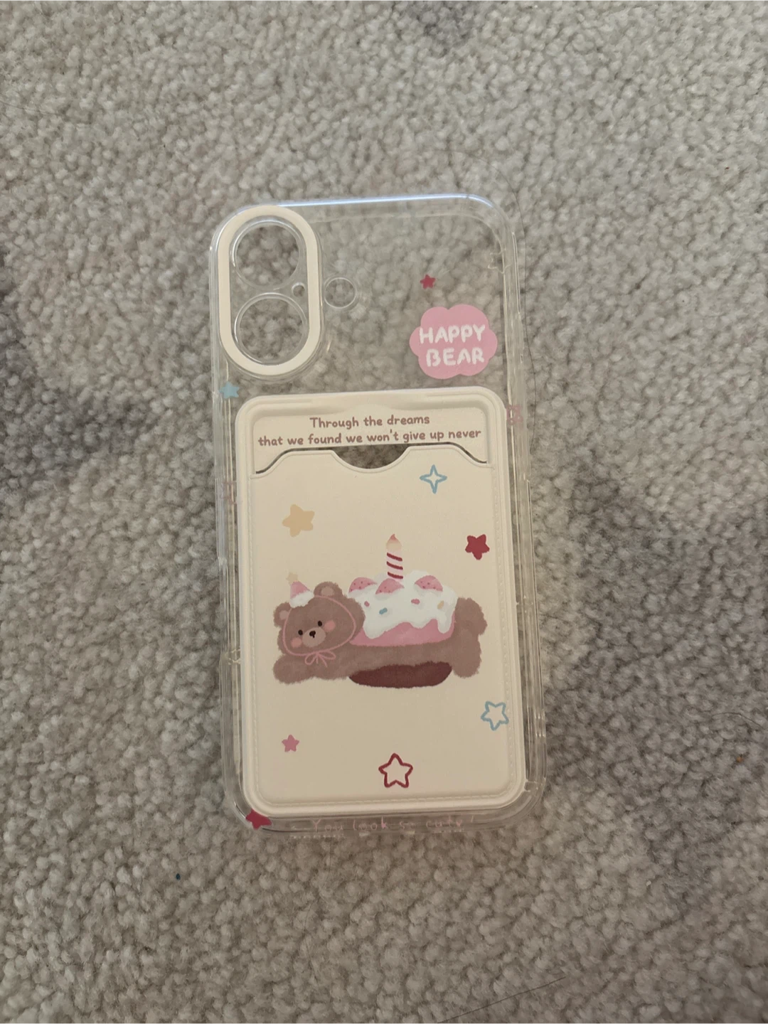 iPhone 16- Happy Bear Phone Case