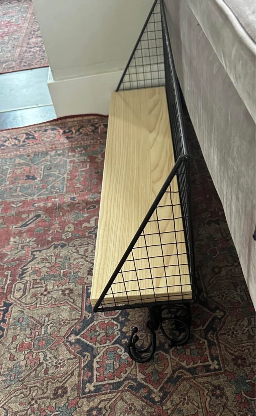 Wire Shelf with Hooks -$10 - East York