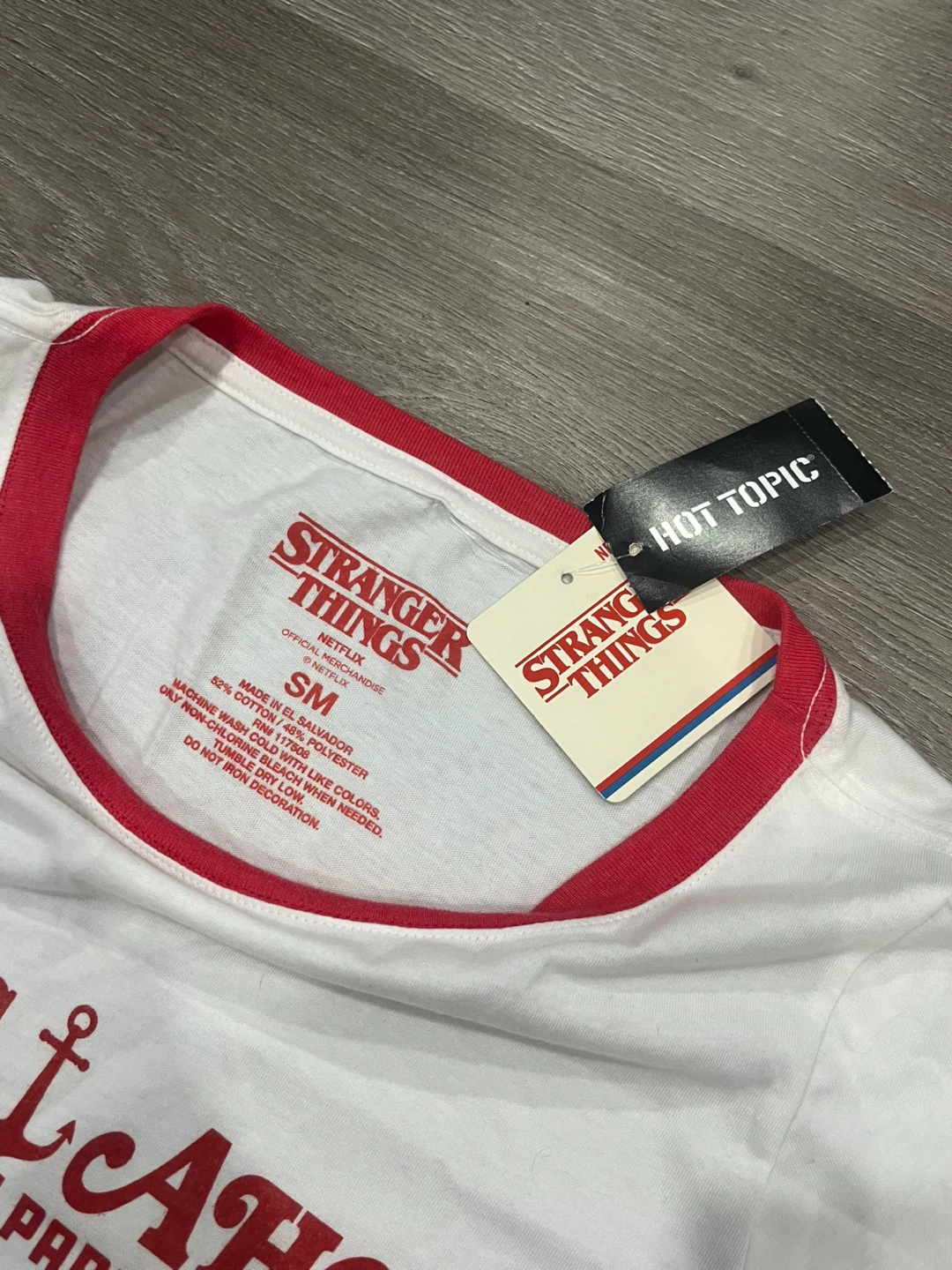 Stranger Things Scoops Ahoy Ringer T-Shirt - photo 2