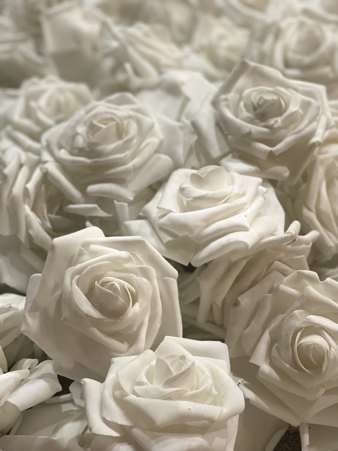 White Artificial Roses