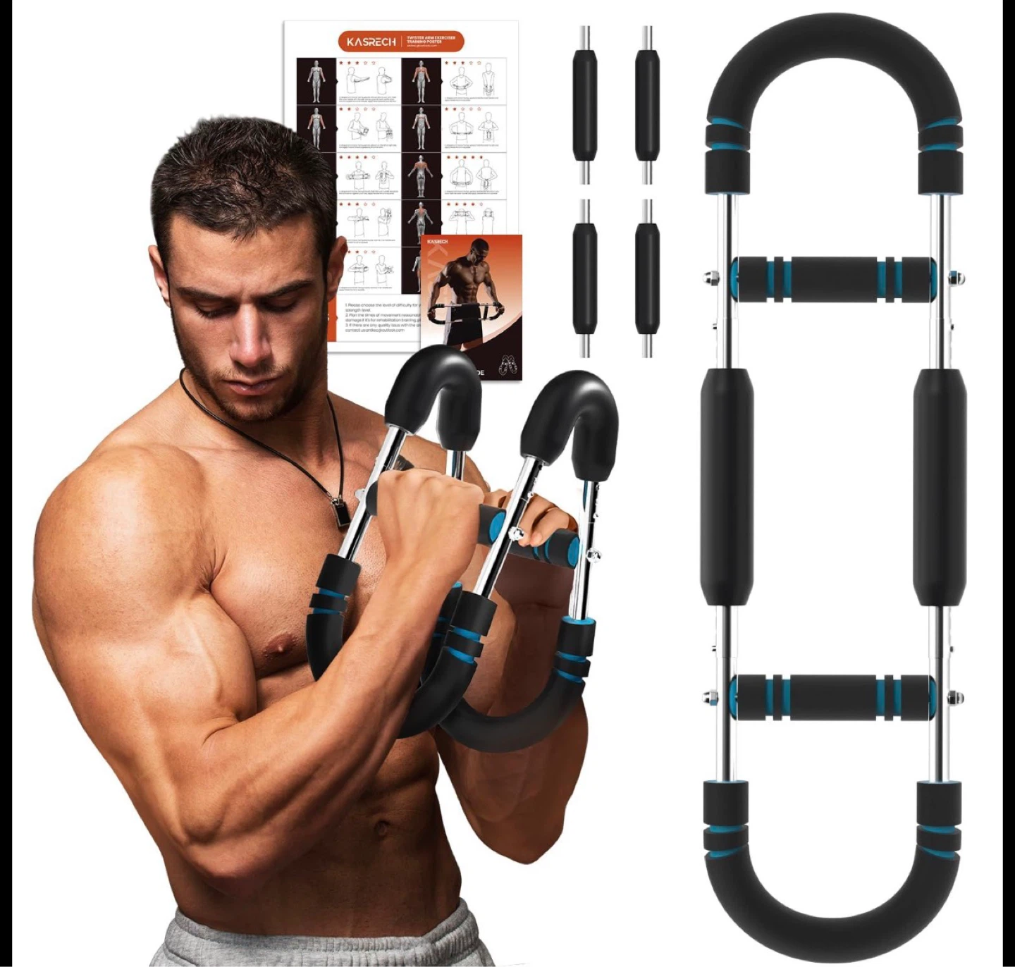 KASRECH Multifunctional Power Twister 40-110 lbs Resistance